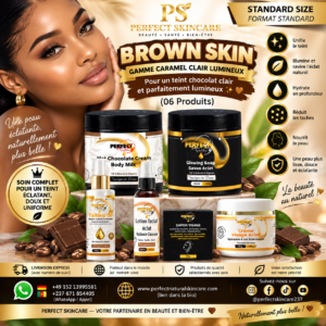 (Format Standard) Gamme Brown Skin Complete (Teint MARRON ECLATANT)