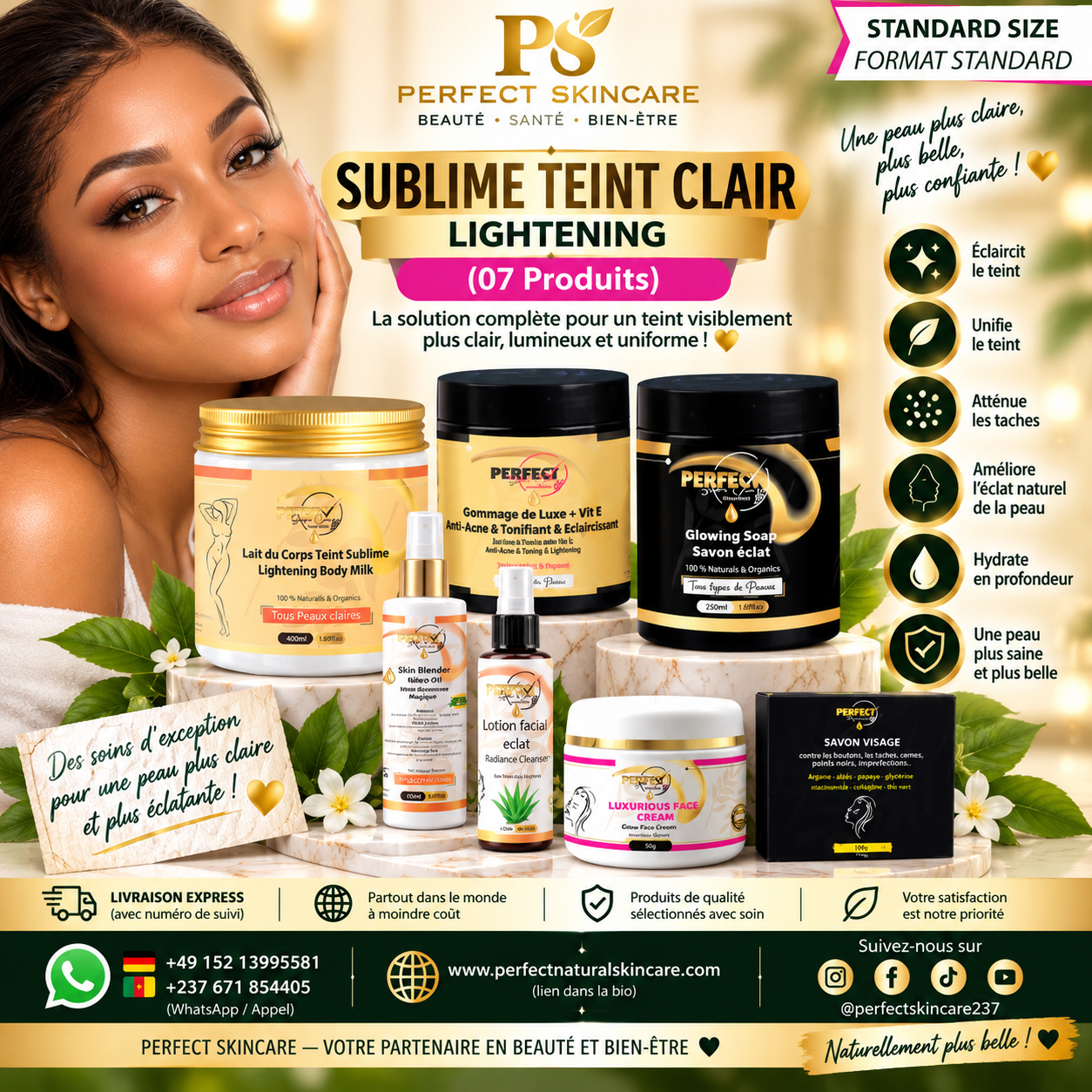 (FORMAT STANDARD) Gamme Complete Sublime Teint Clair