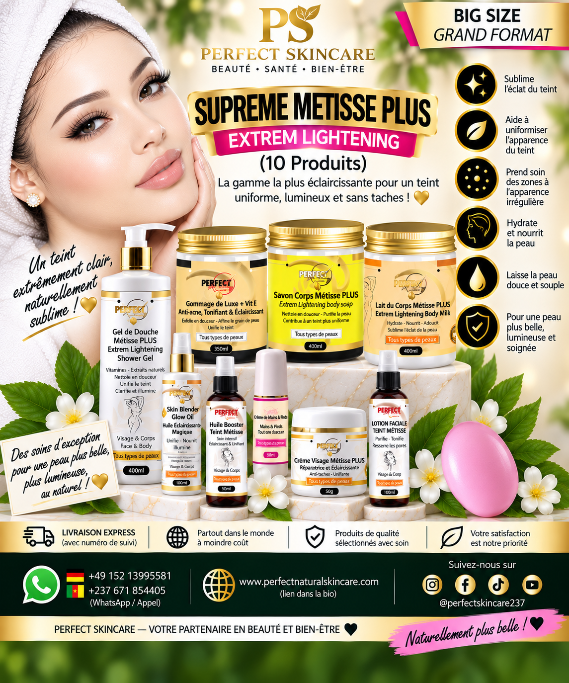 (GRAND FORMAT) Gamme Complete Suprême PLUS 10X - FORMULATION AVANCÉE INTEGRALE