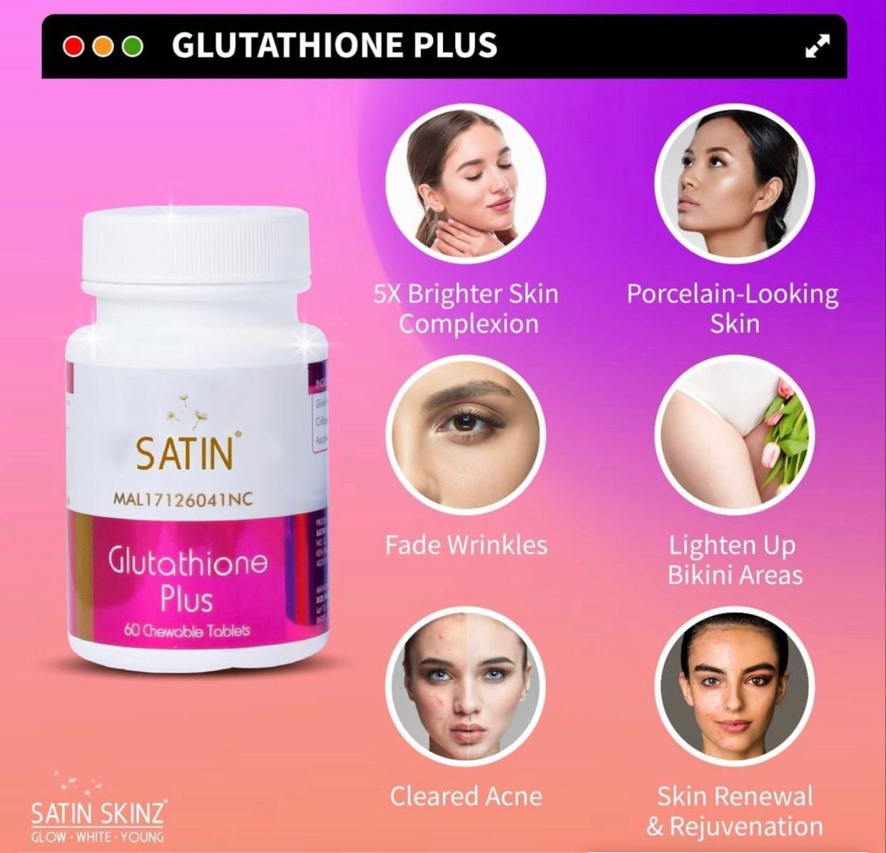 DUO GLUTATHIONE PLUS – Hyper Réparateur & Éclat Intérieur - Complément Nutricosmétique Haute Performance – Image 3