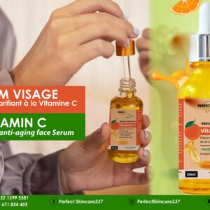 Sérum visage a la Vitamine C - Rajeunissant - Réparatrice - Clarifiante