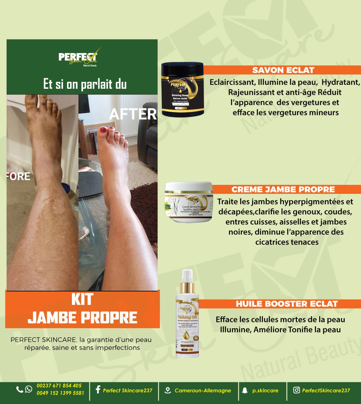 Kit Jambes Sublimes – Formule Unifiante & Satinée (HYPER Actif) – Image 4