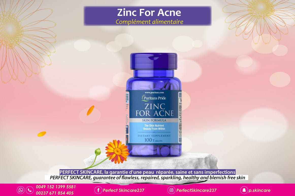ZINC FOR ACNÉ – Complément Nutricosmétique Pureté & Peau Nette – Image 2